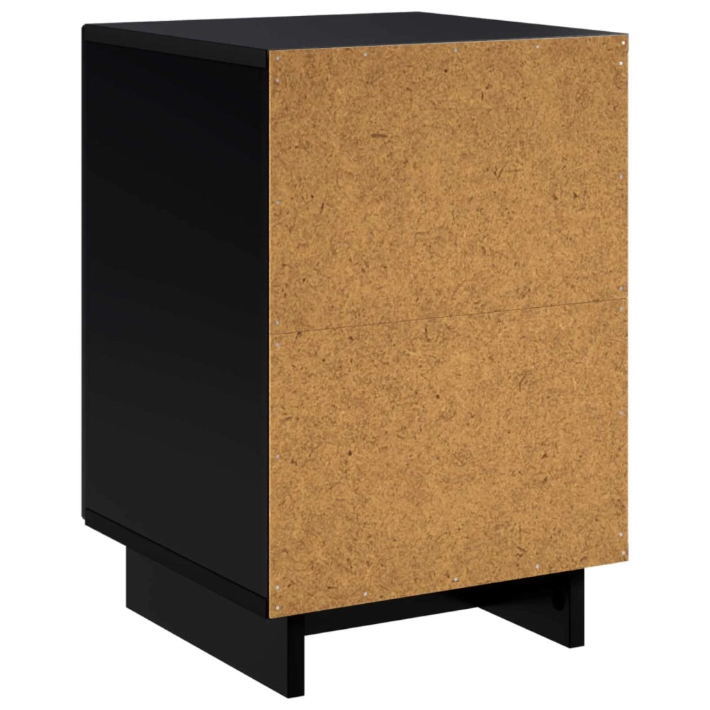 Comodino Nero 33,5 x 34,5 x 50 cm Legno ingegnerizzato 8011407