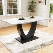 Set da pranzo 5 pezzi con tavolo e 4 sedie; base regolabile; MDF e velluto multicolore