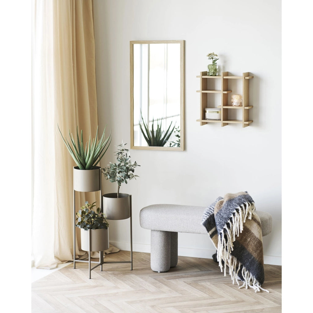Pianta Artificiale Willow, Verde, Plastica, 22x22x35 cm
