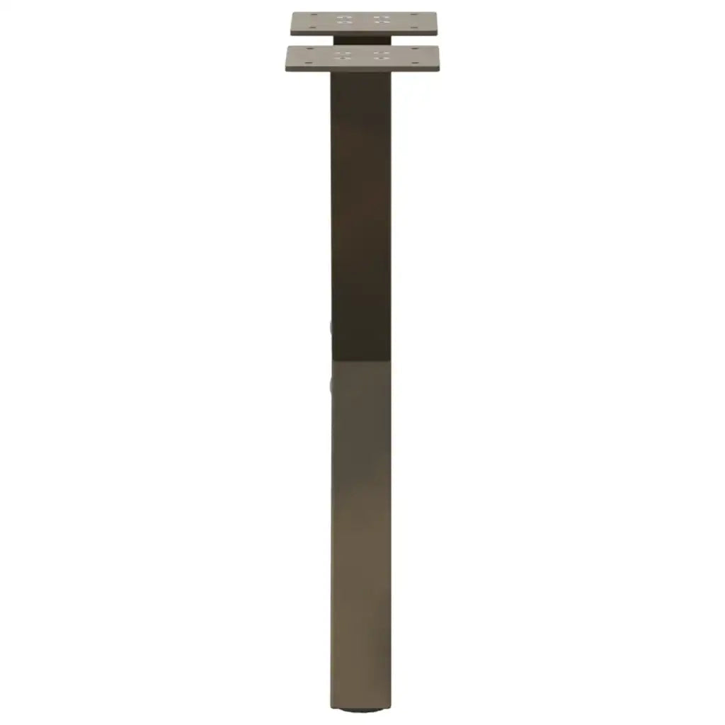 Gambe per Tavolino da Caffè a Forma di X 2 pz Acciaio Naturale 28x(42-43) cm Acciaio 4012891