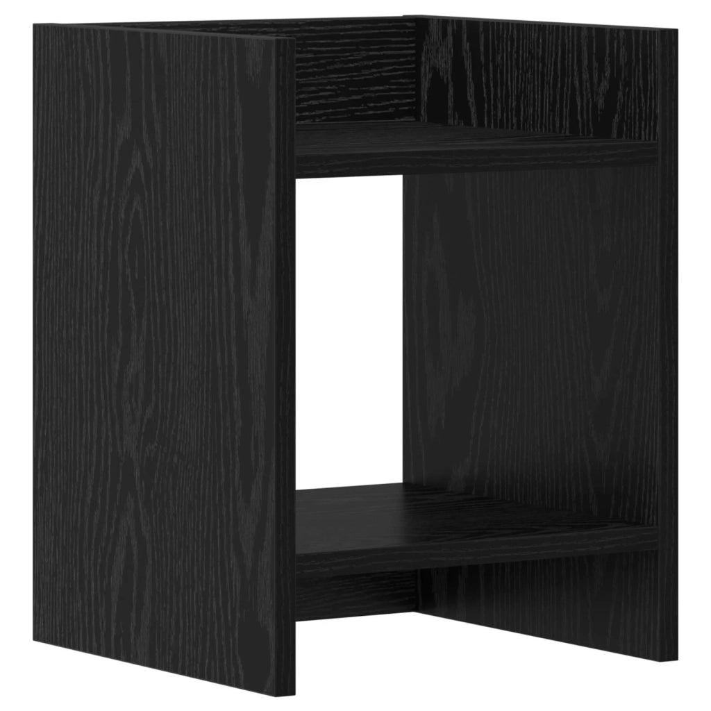 Supporto per piante | Sostegno per piante 2 pz Rovere Nero 30 x 30 x 40 cm