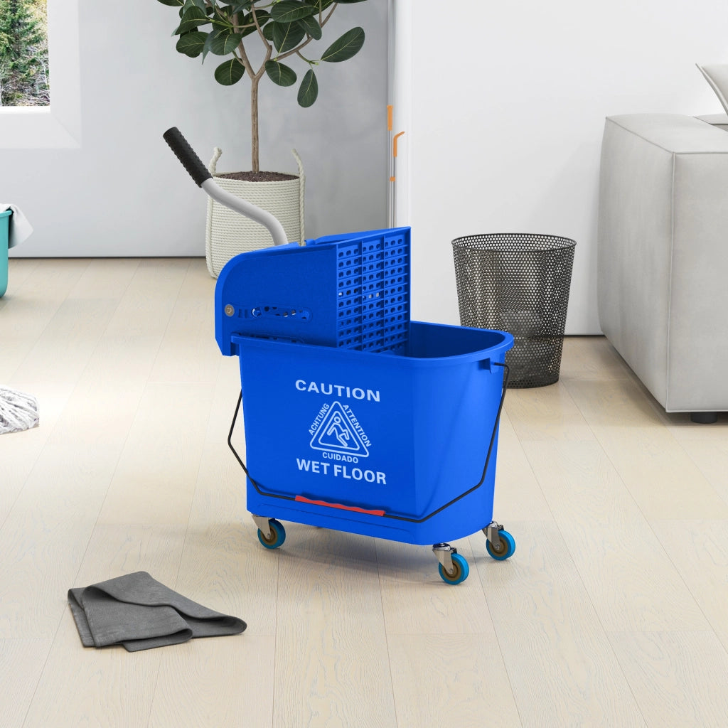 Secchio Lavapavimenti con Ruote 20 L ¨C Minimal ¨C Azzurro
