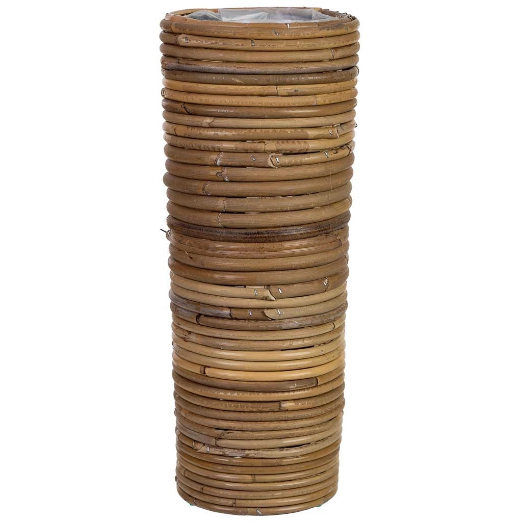 Vaso in bambù 16x16x39h cm