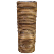 Vaso in bambù 16x16x39h cm