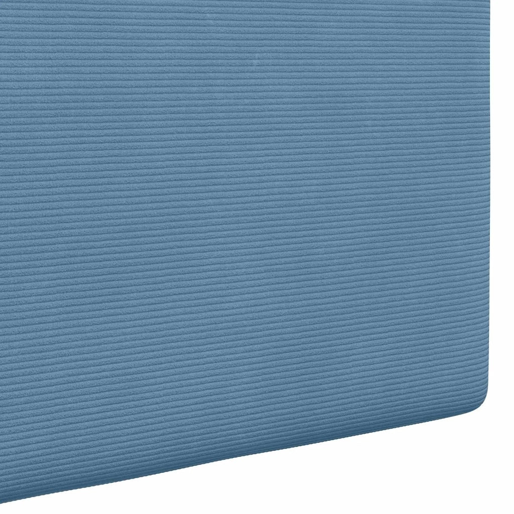 Testiera | Testata sospesa Blu Tessuto in Cords