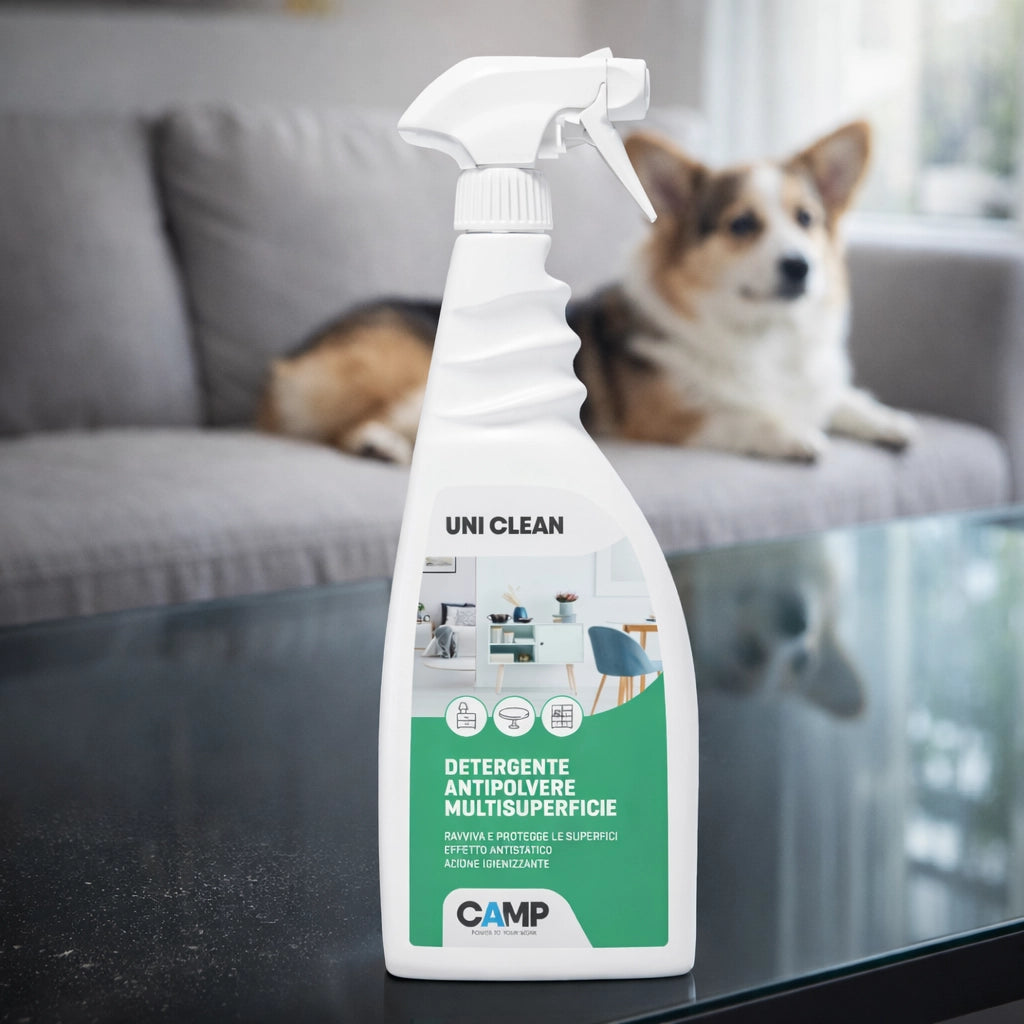 Uni clean 750 ml detergente antipolvere antistatico multi superficie