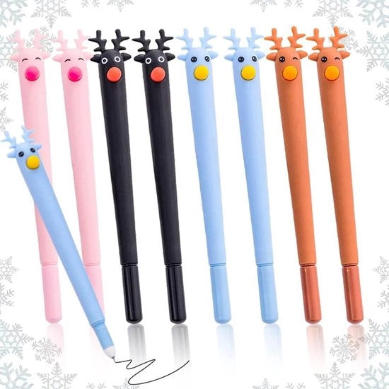Penna per ufficio e scuola per bambini con tema Natale