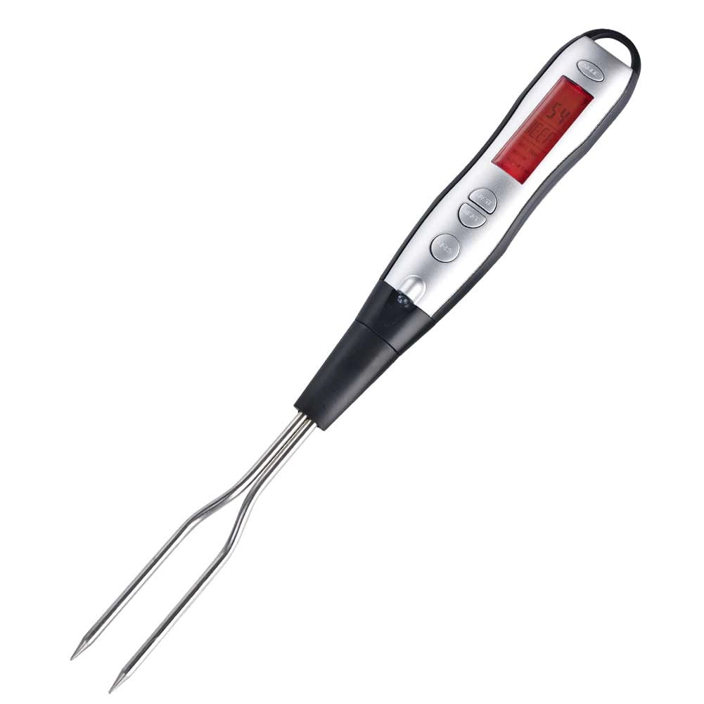 Termometro Digitale da Cucina per Alimenti Sonda con Timer e Luce a LED