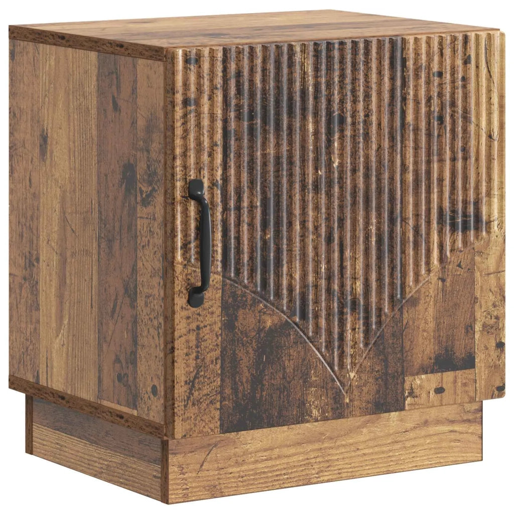 Comodino 2 pz Legno antico 43 x 34,5 x 47 cm 895272