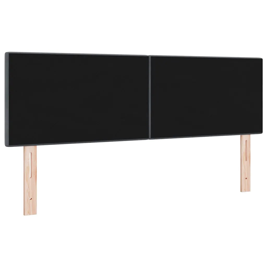 Testiera | Testata LED con strisce LED Grigio 144 cm Velluto