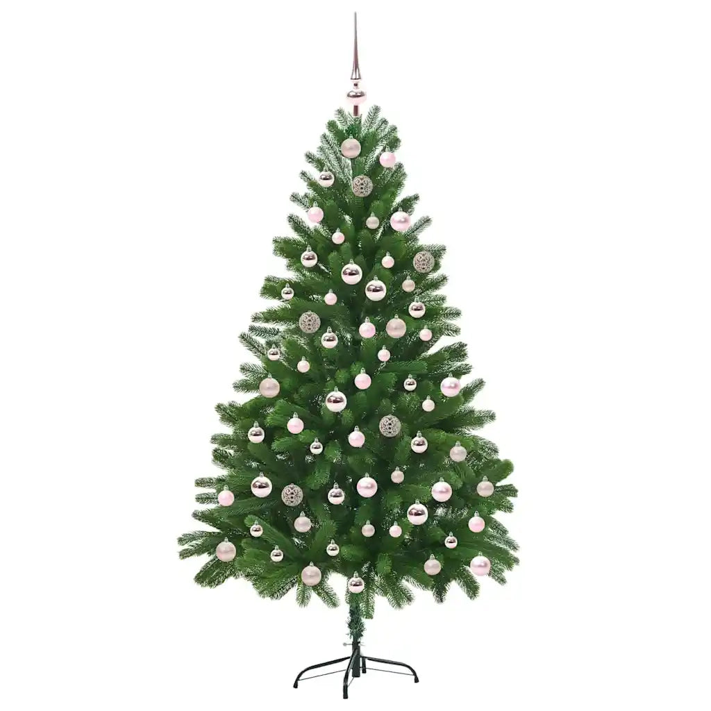 Albero di Natale con 300 LED con supporto Verde 210 cm PE 3396342