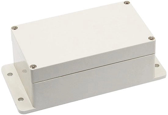 Scatola di Connessione - Box elettronica idroresistente - Scatola di progetto in ABS - Colore grigio - Per progetti elettronici - Adatto per unità di alimentazione