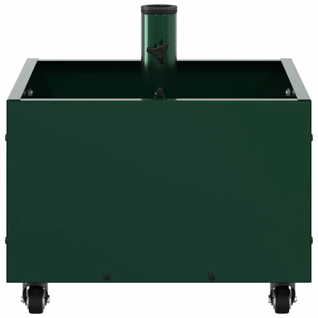 Base per Ombrellone-Supporto per ombrellone Verde 45 x 45 x 45 cm Acciaio