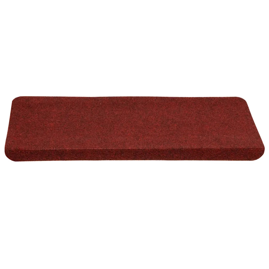 Tappetini Autoadesivi per Scale 30 pz | Gradini per Scale Rossi 65x22,5x3,5 cm