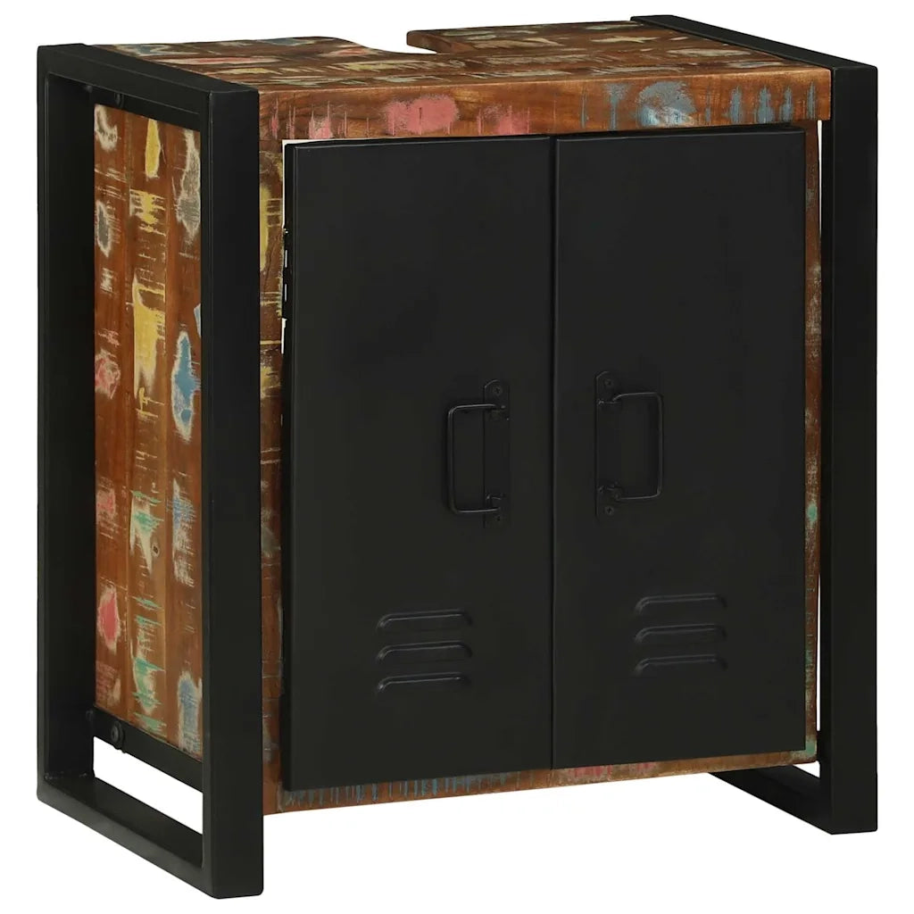 Set di mobili per il bagno 2 pcs Legno Recuperato Massello 3305601