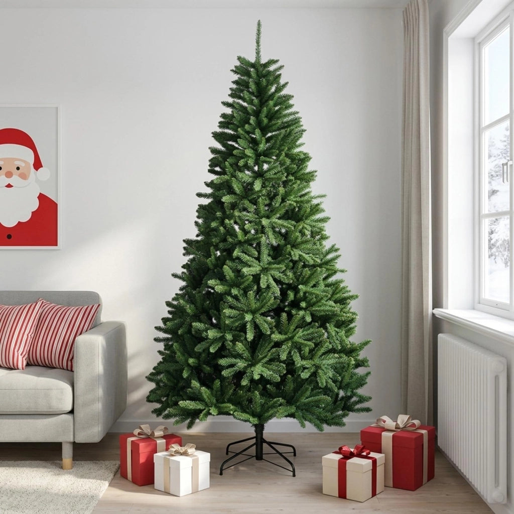 Albero di Natale Artificiale con Rami Pieghevoli 240 cm PVC 42054525