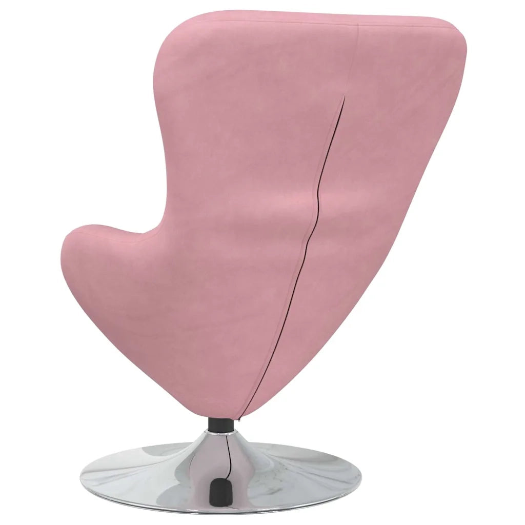 Poltrona | Sedia Relax uovo Rosa Velluto