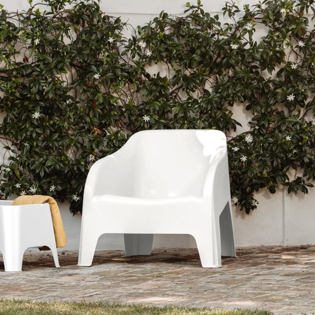 Toomax POLTRONA PETRA 79X77XH70CM IN RESINA BIANCA