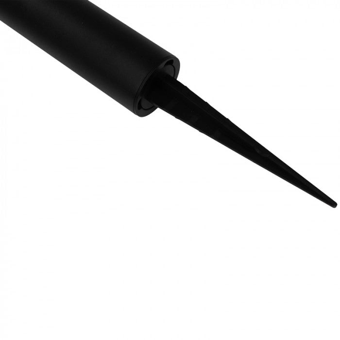 Paletto solare da giardino LED 2,5W 4000K USB‑C nero
