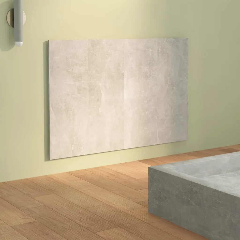 Testiera Letto Grigio Cemento 120x1,5x80cm in Legno Multistrato 811029
