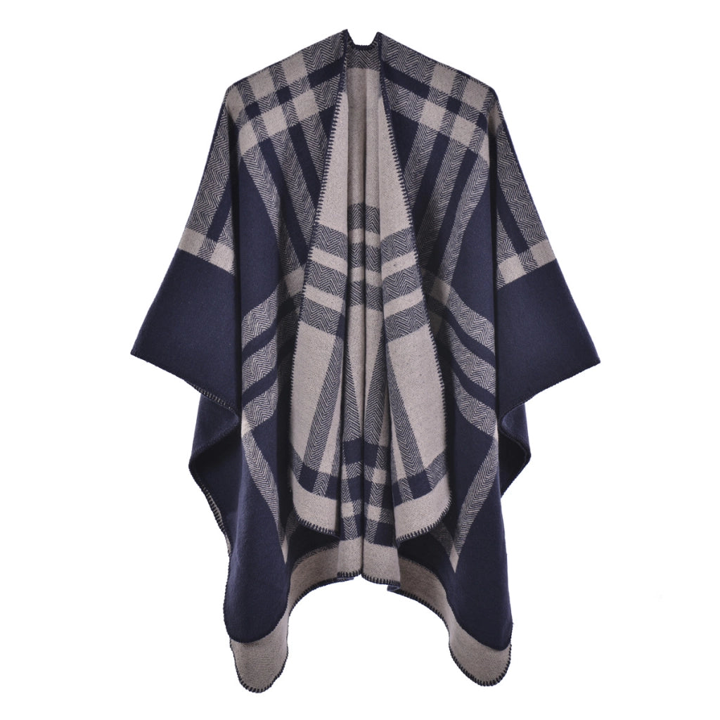 Nuovo scialle da donna, scialle diviso in cashmere con motivo mimetico retr¨°