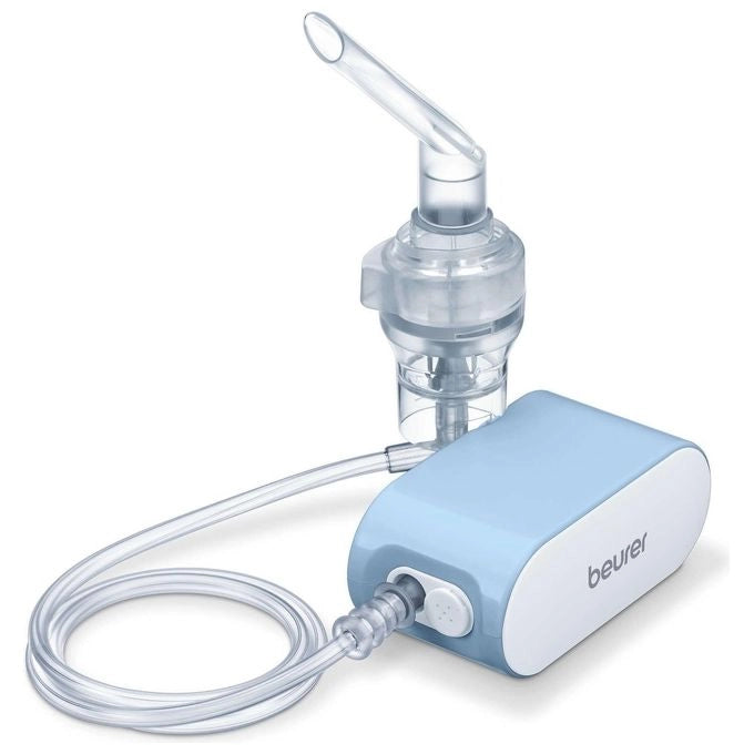 Beurer IH 60 Aerosol Portatile Compressore DC Batteria Li-Ion 40 min 0,25 ml-min 45 dB colore Bianco Azzurro