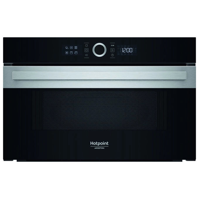 Hotpoint, Microonde con Grill, Nero Acciaio Inox, 31 L, 1000 W, HAMD54MX