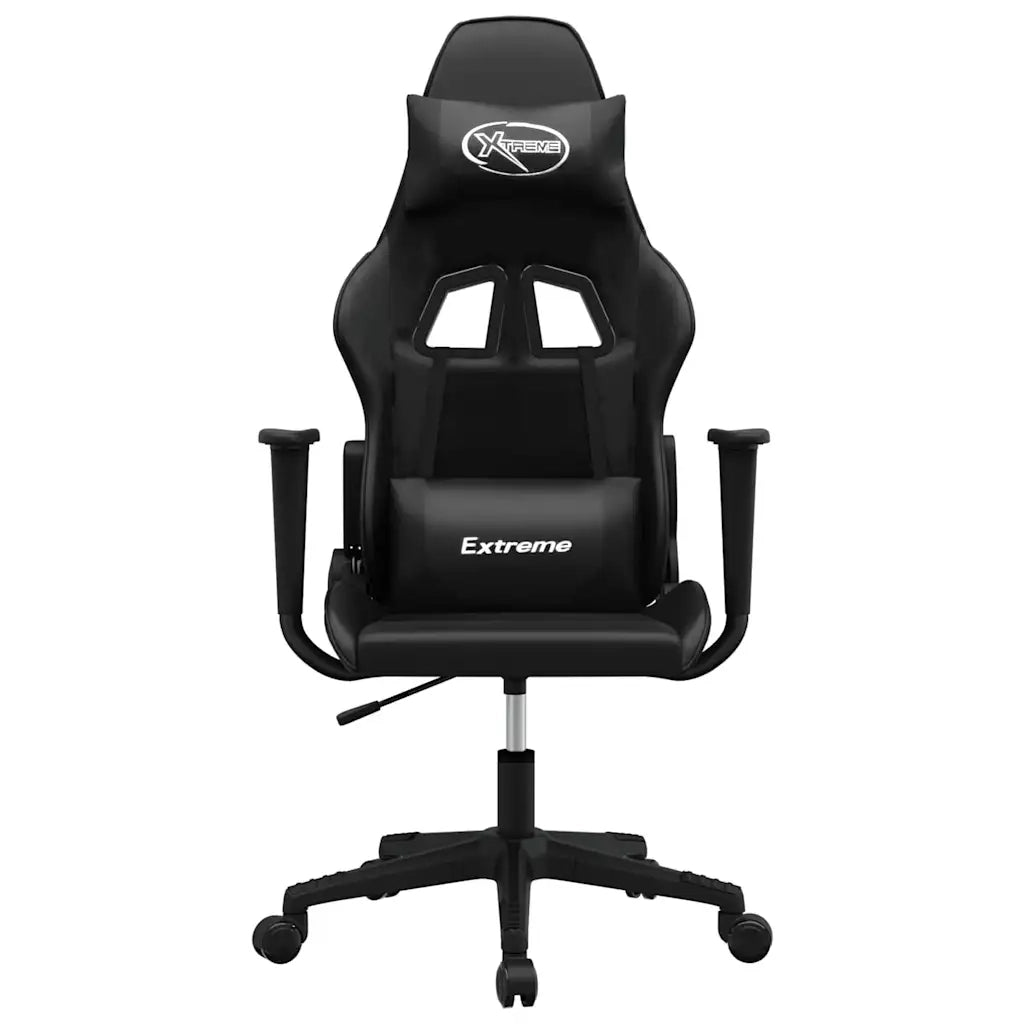 Sedia da Gaming | Sedia da e-sports Nera in Similpelle