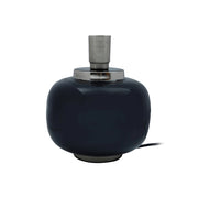 Lampada da tavolo Art Deco 225 in ferro nero e argento