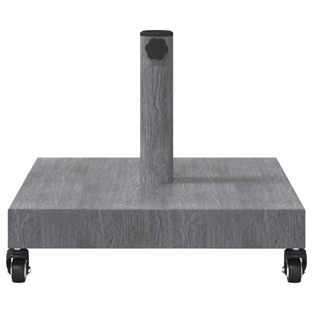 Base per ombrellone-Supporto per ombrellone Aspetto Legno Grigio Scuro 315539