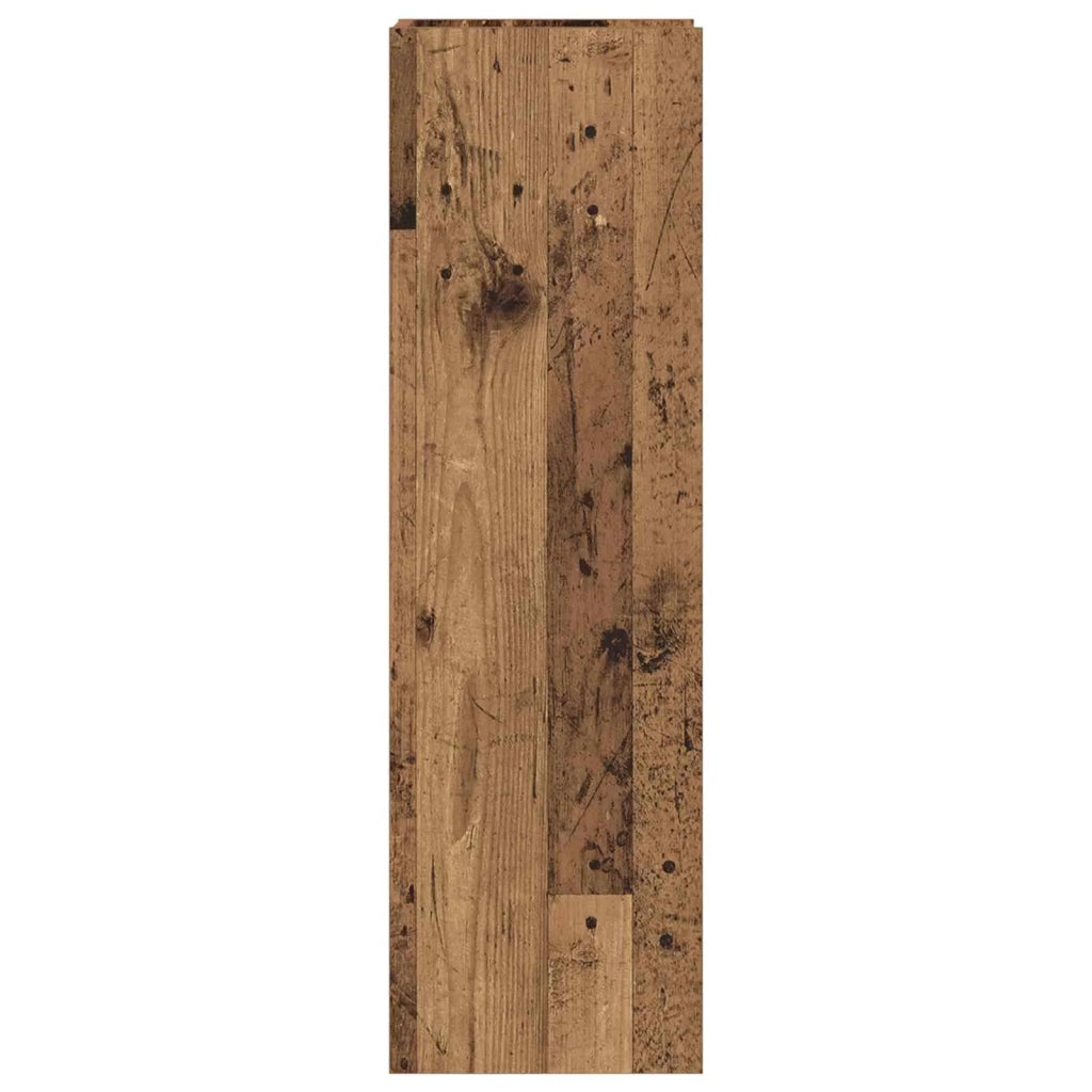 Supporto per piante 2 pz Legno antico 30 x 30 x 100 cm 899575