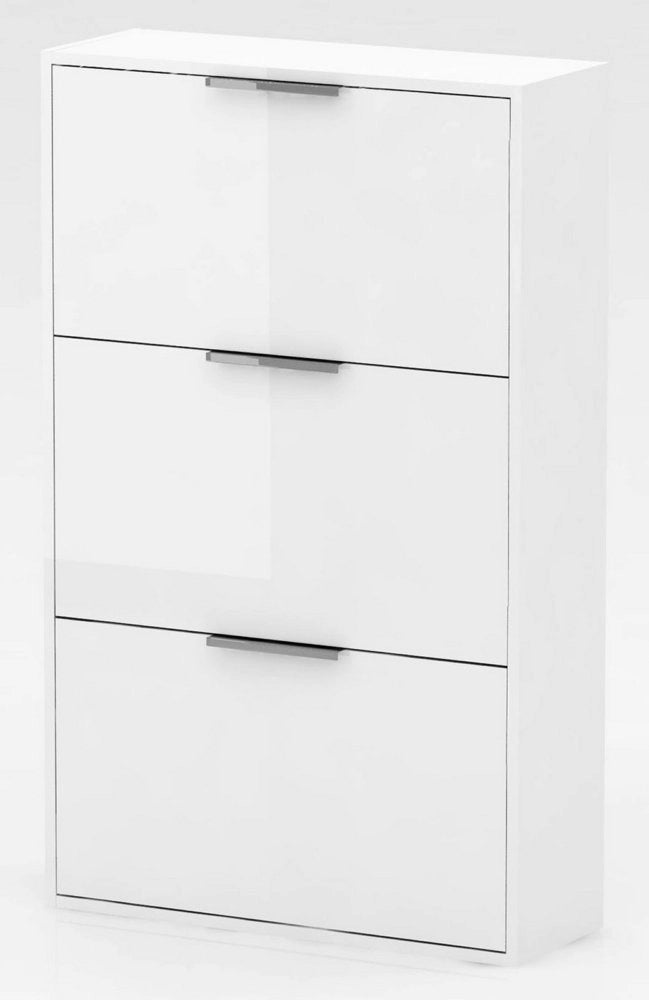 1pz kit scarpiera 3 ribalte 65x25x100 laccato bianco cod:ferx.51314