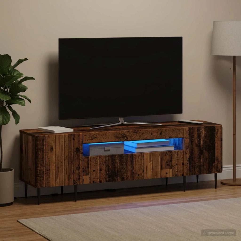 Mobile TV LED Legno antico Legno ingegnerizzato 896473
