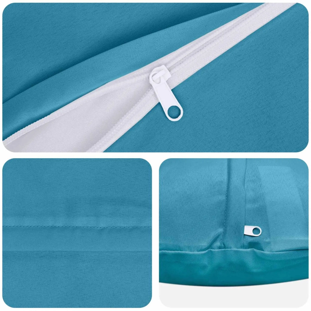 Cuscino 6 pz HEERLEN Azzurro Ø 40 cm Poliestere 929162