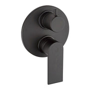 MONOCOMANDO INCASSO DOCCIA CON DEVIATORE LAGUNA- Nero Opa Leva Nera+Leva Aranci- LAMBO- pezzi 1
