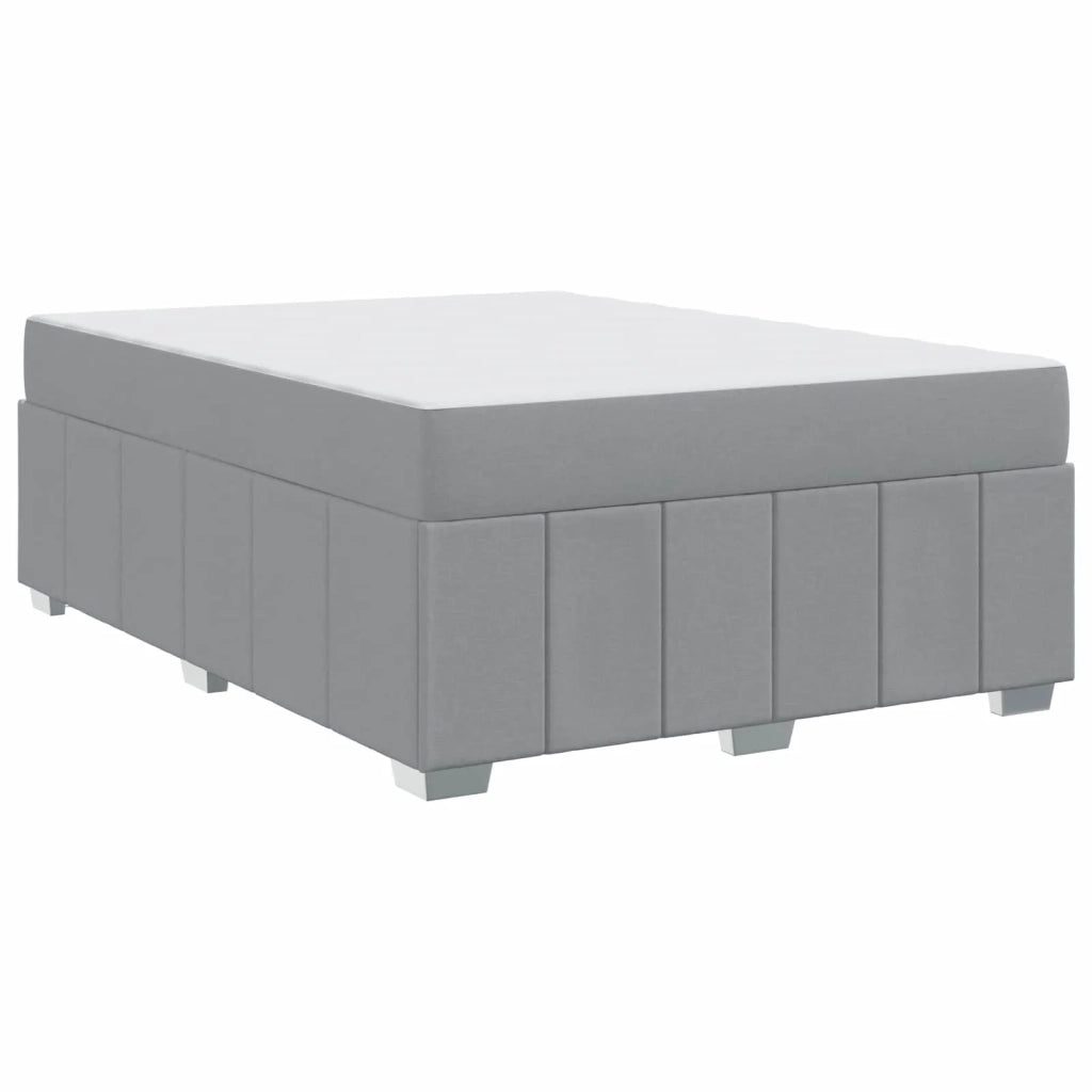 Struttura del letto Grigio chiaro 140 x 200 cm Tessuto