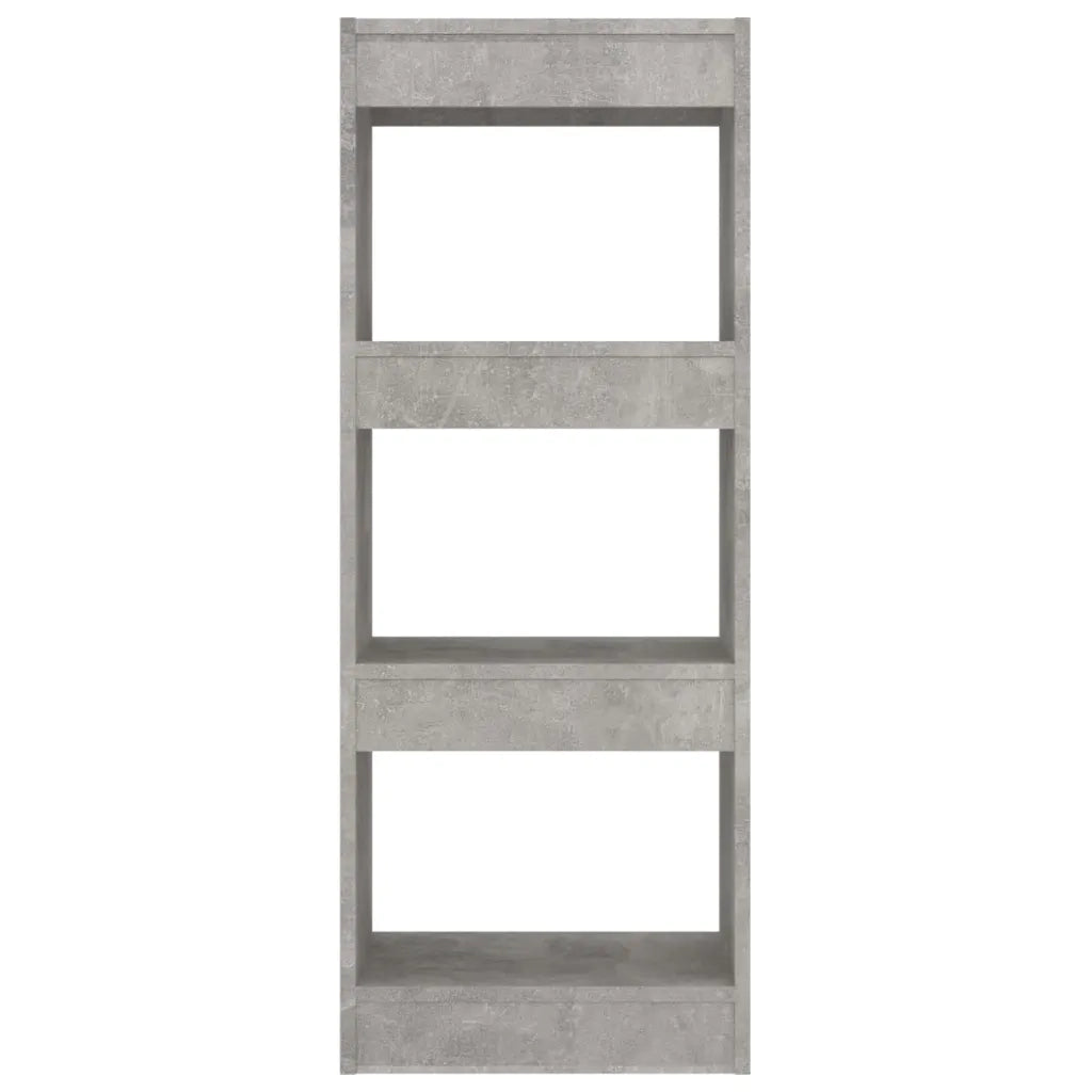 Divisorio-Paravento Grigio Cemento 40x30x103 cm in Truciolato