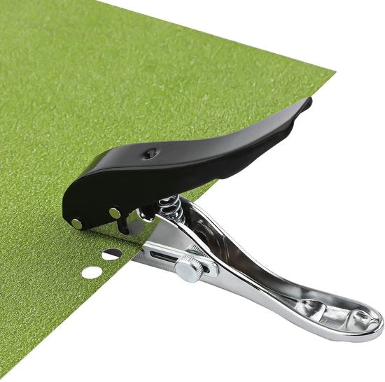 Tang perforatrice 8mm - Stampo per carta adattabile - Rullo a punte - Strumento manuale - Attrezzi per fai da te - Dimensioni 13x9x2 cm - Stampo a punte