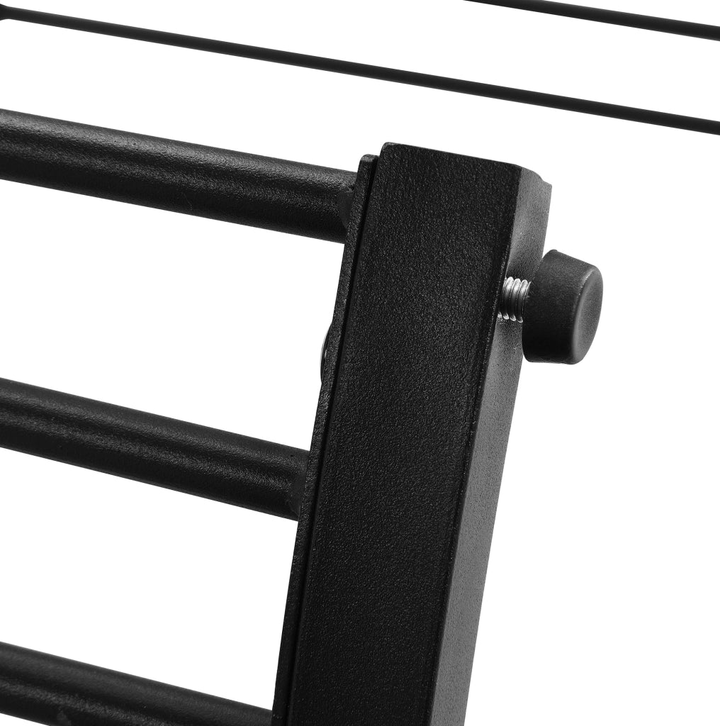 Set di 2 tavolini da caff¨¨ rotondi con 2 cassetti in MDF bianco e nero
