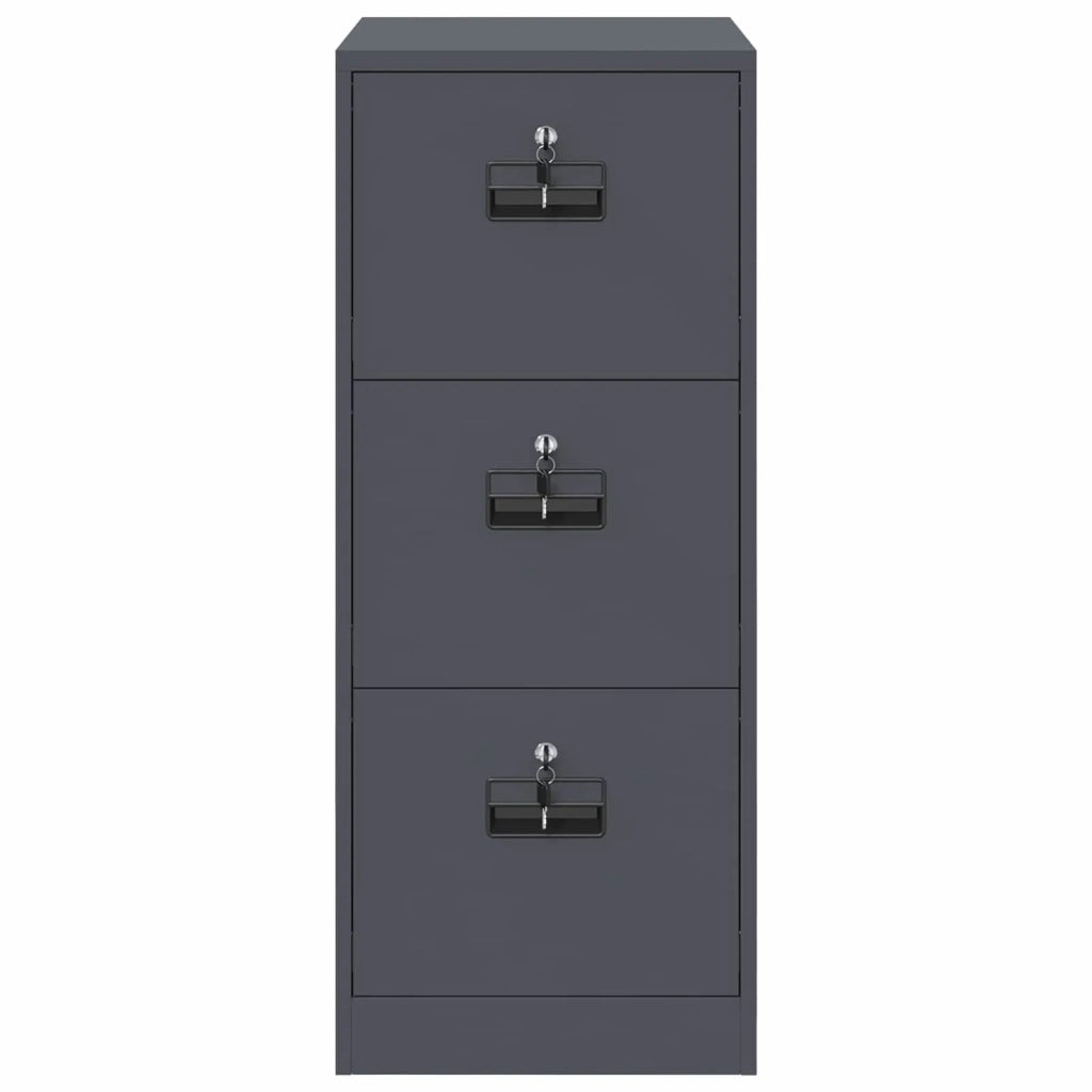 Armadio per File con cassetto Antracite 44 x 50 x 106.5 cm CFW1256264
