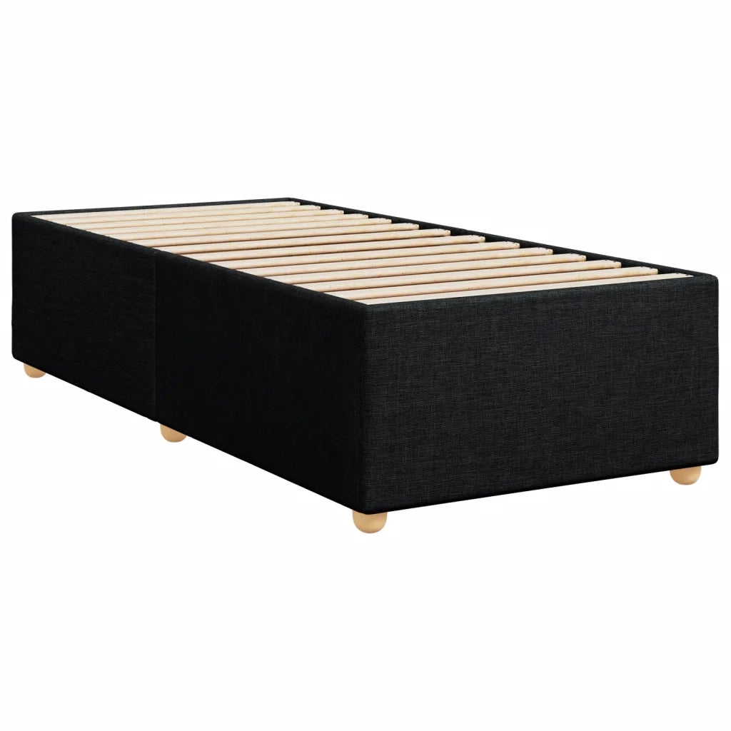 Giroletto senza Materasso Nero 100x200 cm in Tessuto 3284710