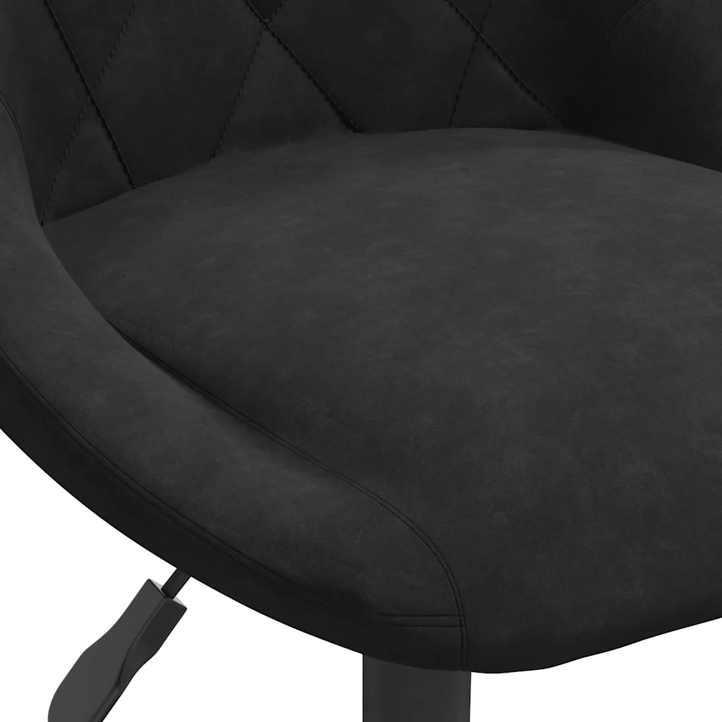Sgabello da Bar Nero in Velluto 335313