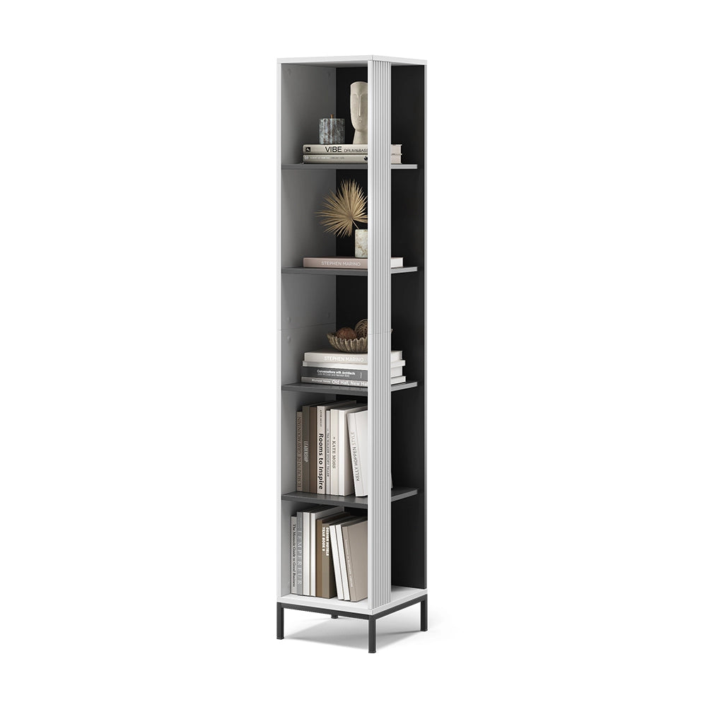 Vicco Libreria Bianco 36 x 188 cm con 5 scomparti