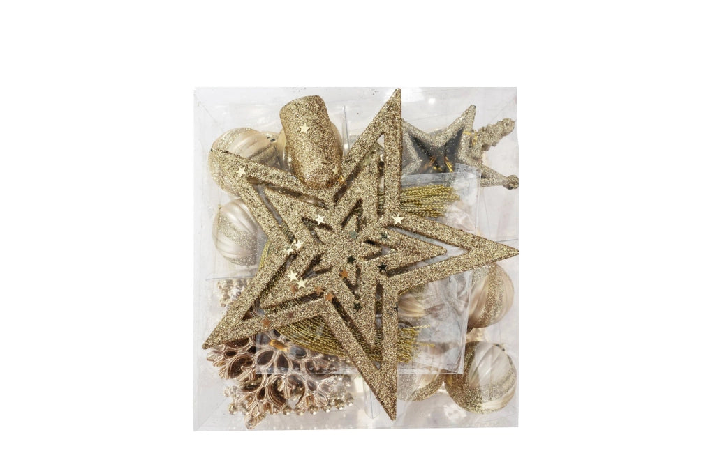 Canazei, Decorazione da Natale, oro