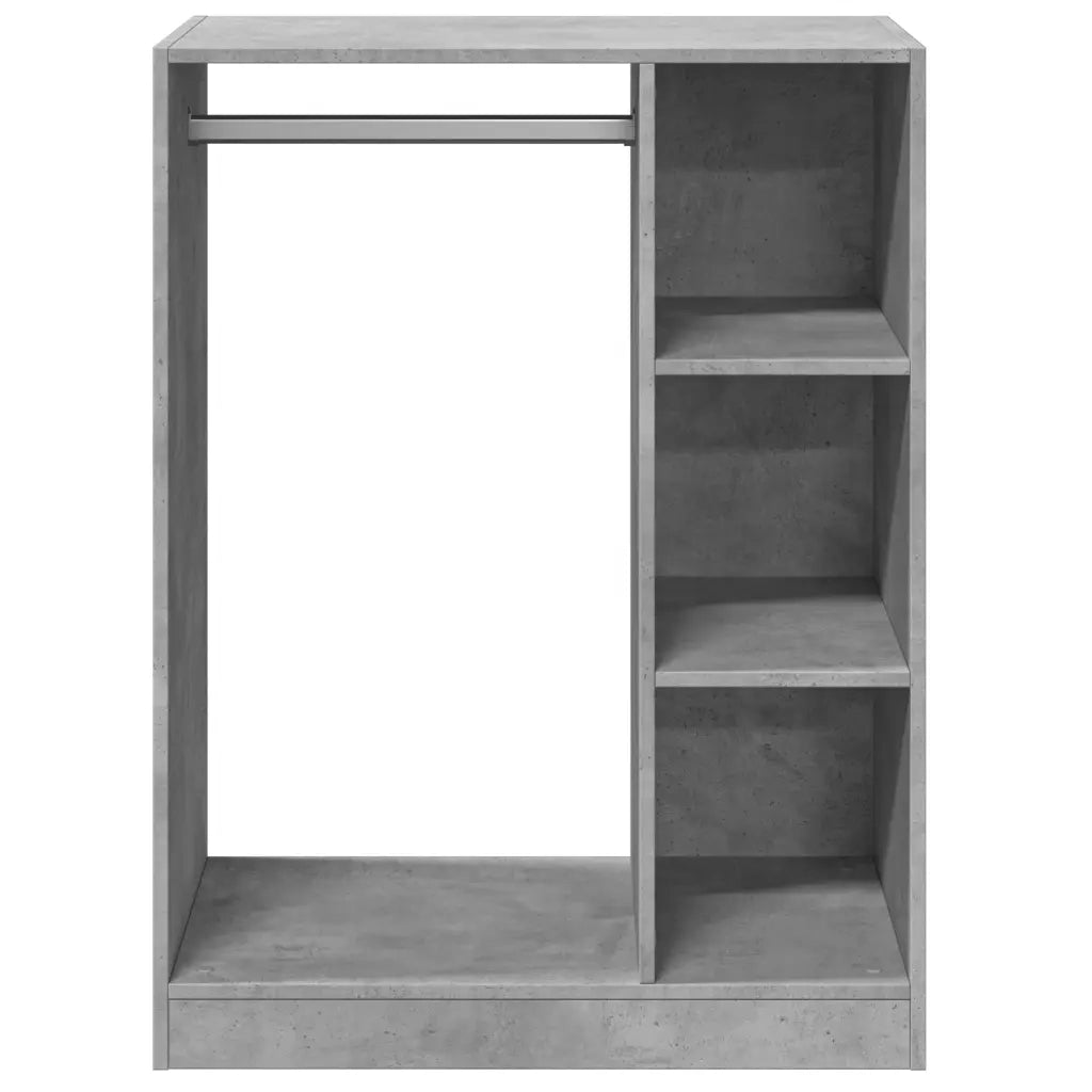 Armadio Grigio Cemento 77x48x102 cm in Legno Multistrato CFW4538448