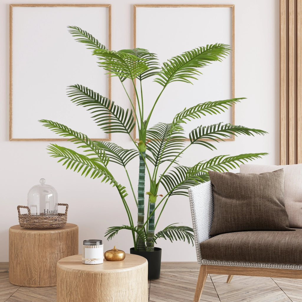 Palma artificiale ¨C Minimal ¨C 170 cm verde con vaso