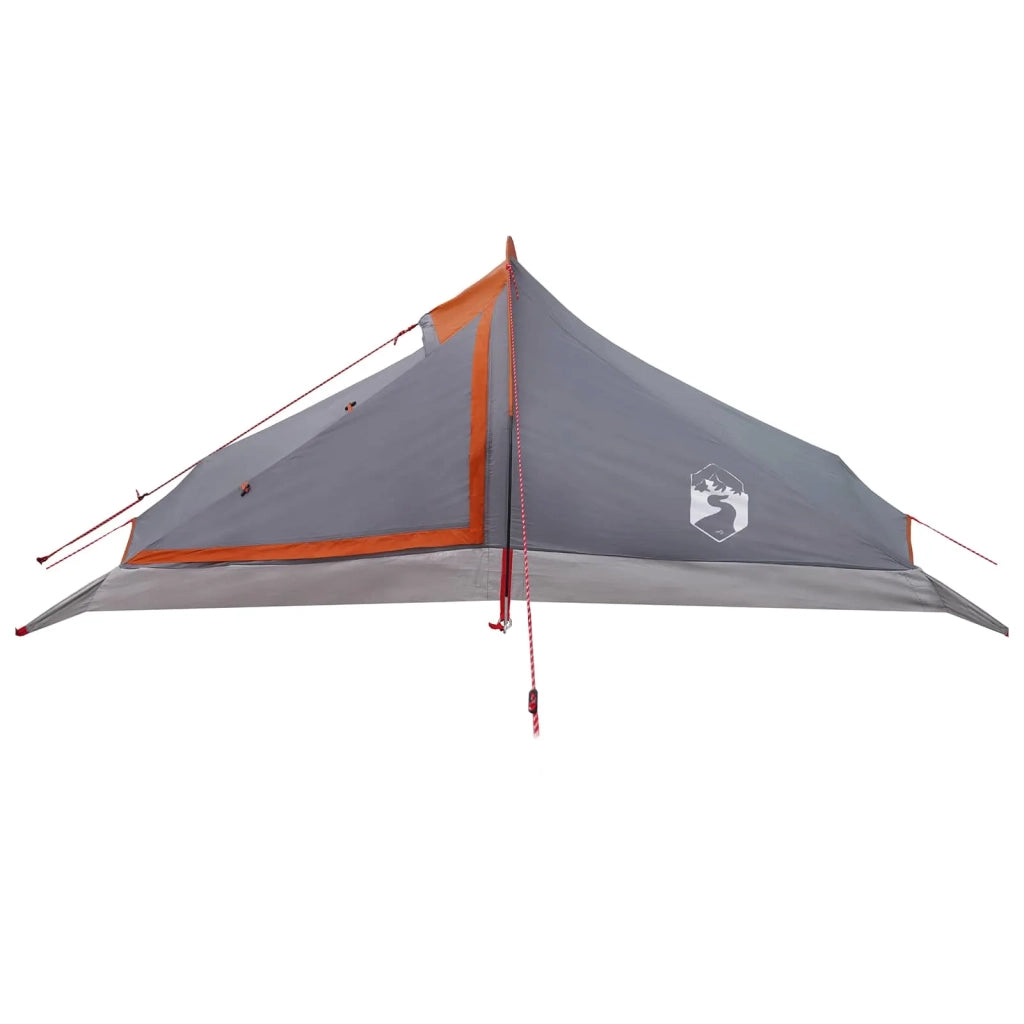 Tenda da backpacking Grigio e arancione 4 persone