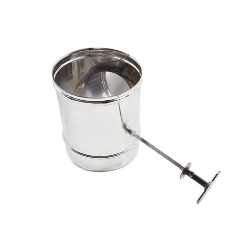 MANICOTTO CON VALVOLA A FARFALLA INOX 304- Diam. 100 cm 25- DK- pezzi 1