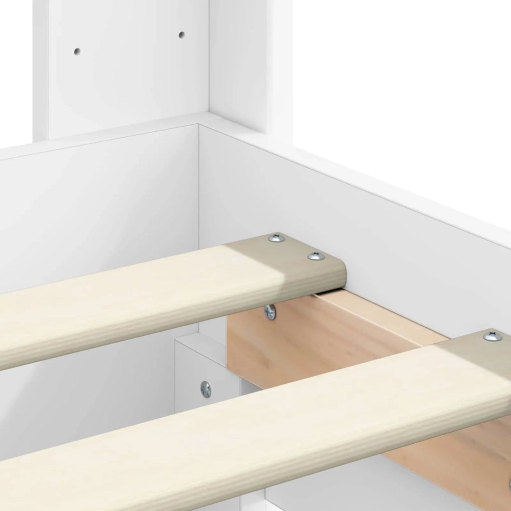 Struttura del letto con stoccaggio e testata 3 pcs 3414019