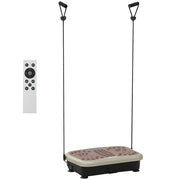 Piattaforma vibrante con telecomando, bande elastiche, display LED e altoparlante USB